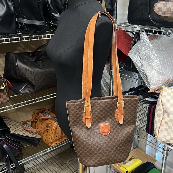 Vintage Celine | Macadam Shoulder Tote Bag - Picture 2 of 15